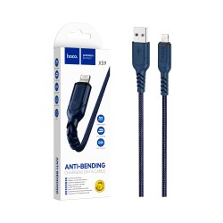 Hoco Charging Cable X59 Victory 2.4A  Lightninig Blue Hoco Charging Cable X59 Victory 2.4A  Lightninig Blue